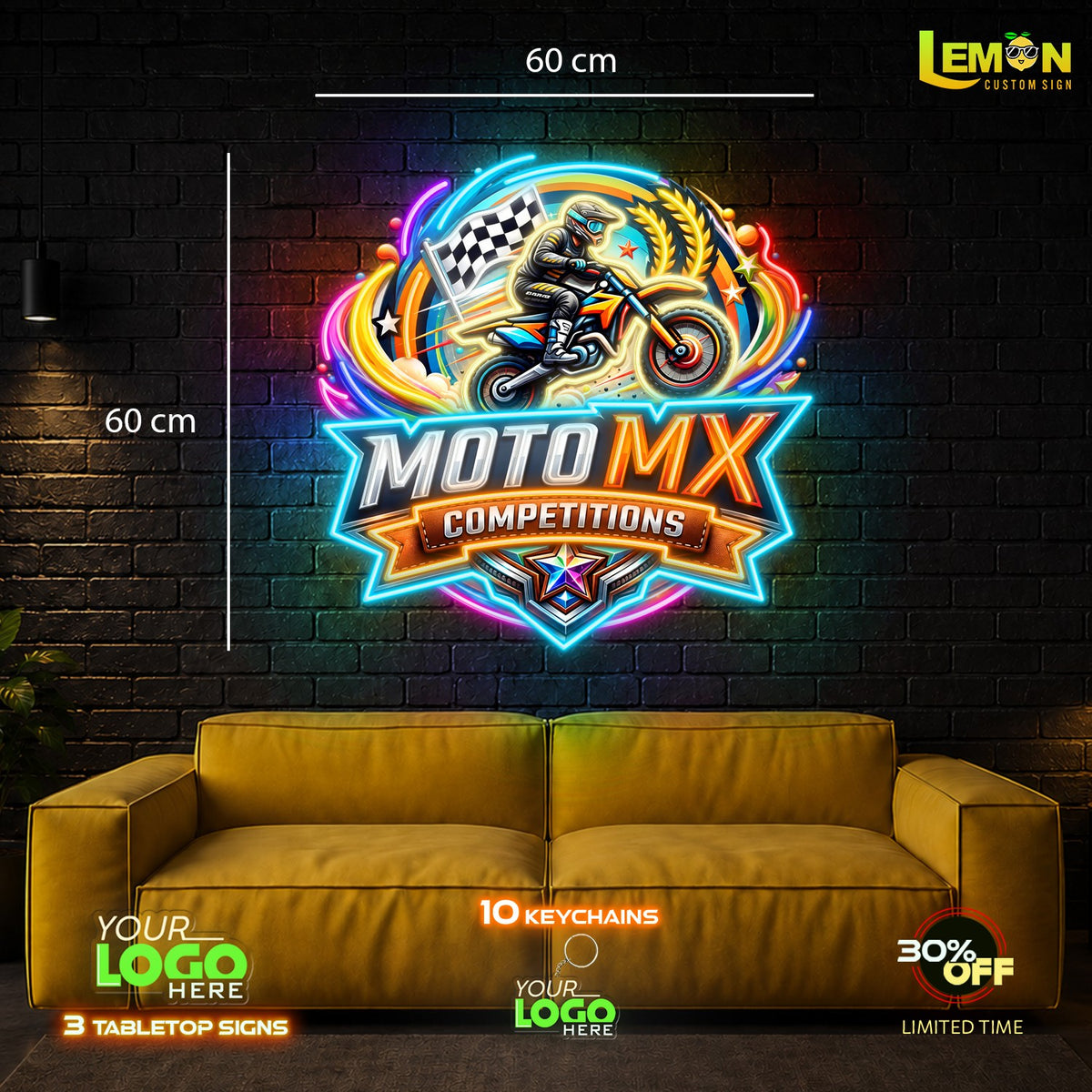 MOTO MX COMPETITIONS | LED NEON SIGN