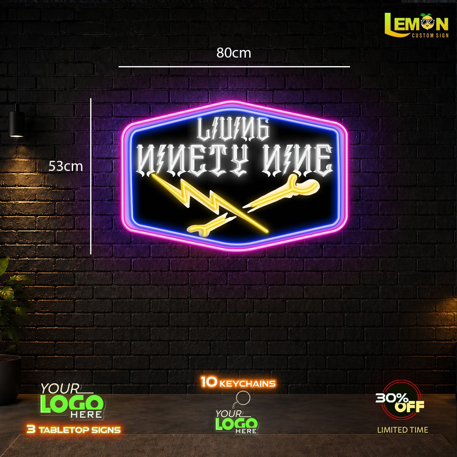 LUNG NINETY NINE | LED NEON SIGN