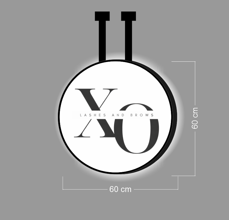 XO LOGO | DOUBLE-SIDED SIGN
