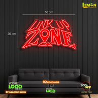 LINK UP ZONE | LED NEON SIGN