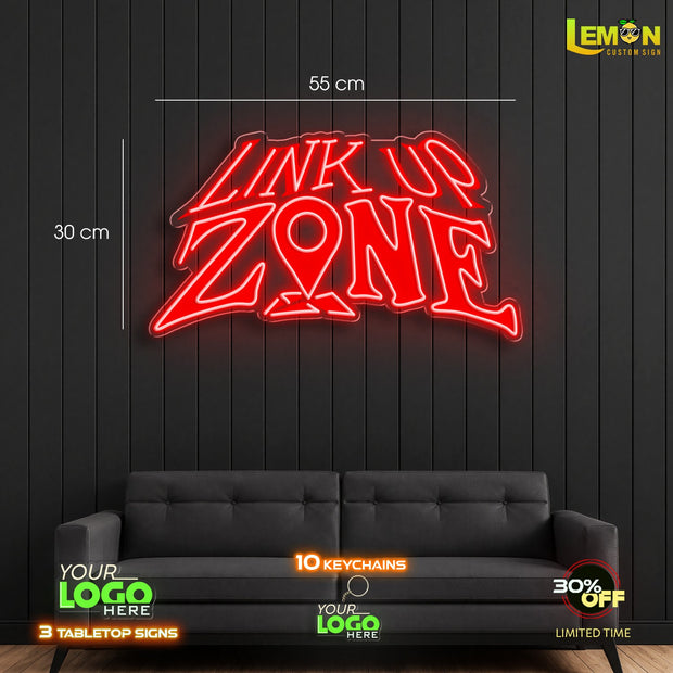 LINK UP ZONE | LED NEON SIGN
