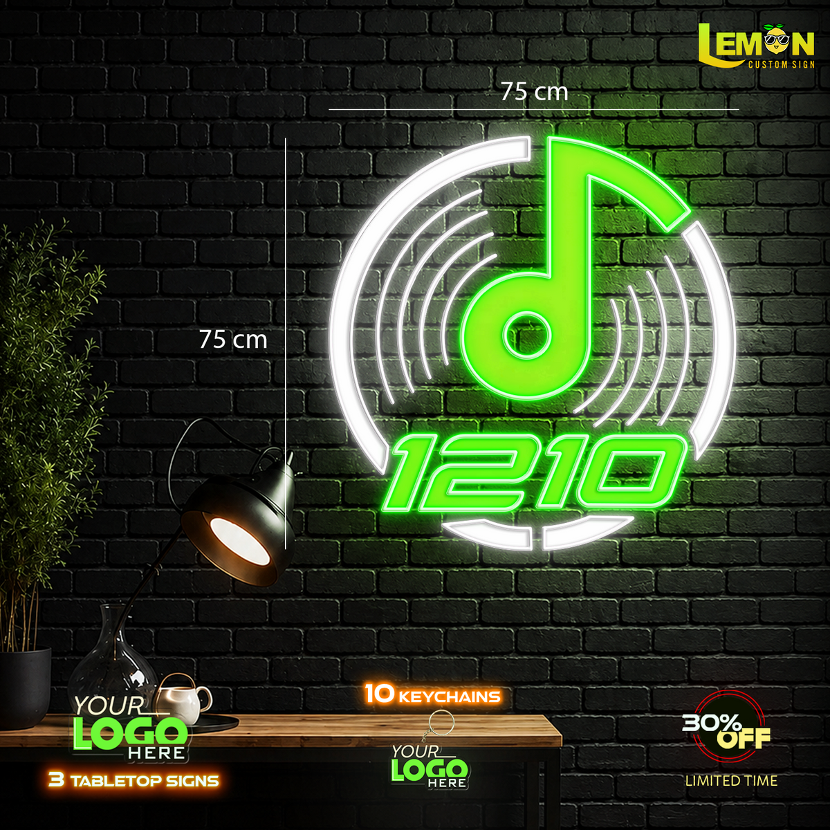 TWELVE RECORDS | LED NEON SIGN