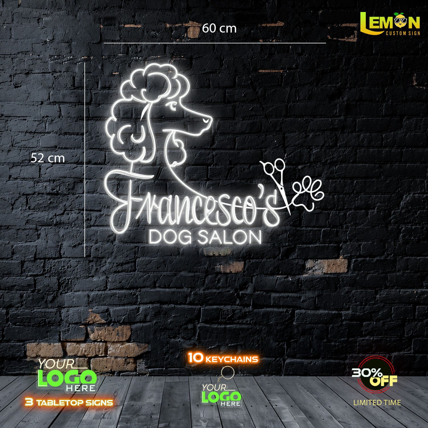 FRANCESCO'S DOG SALON | LED NEON SIGN