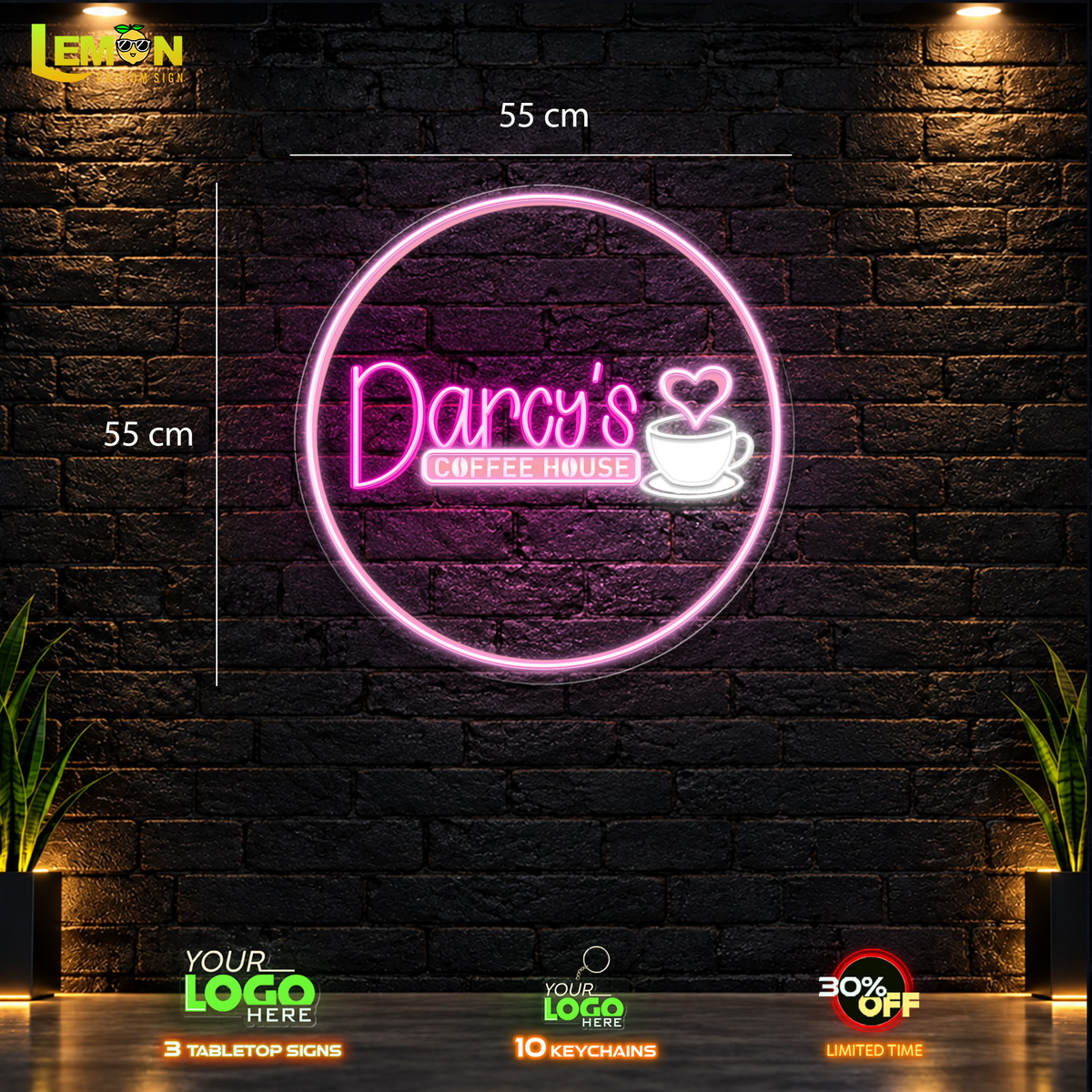 Darcy's Coffee House | LED NEON SIGN