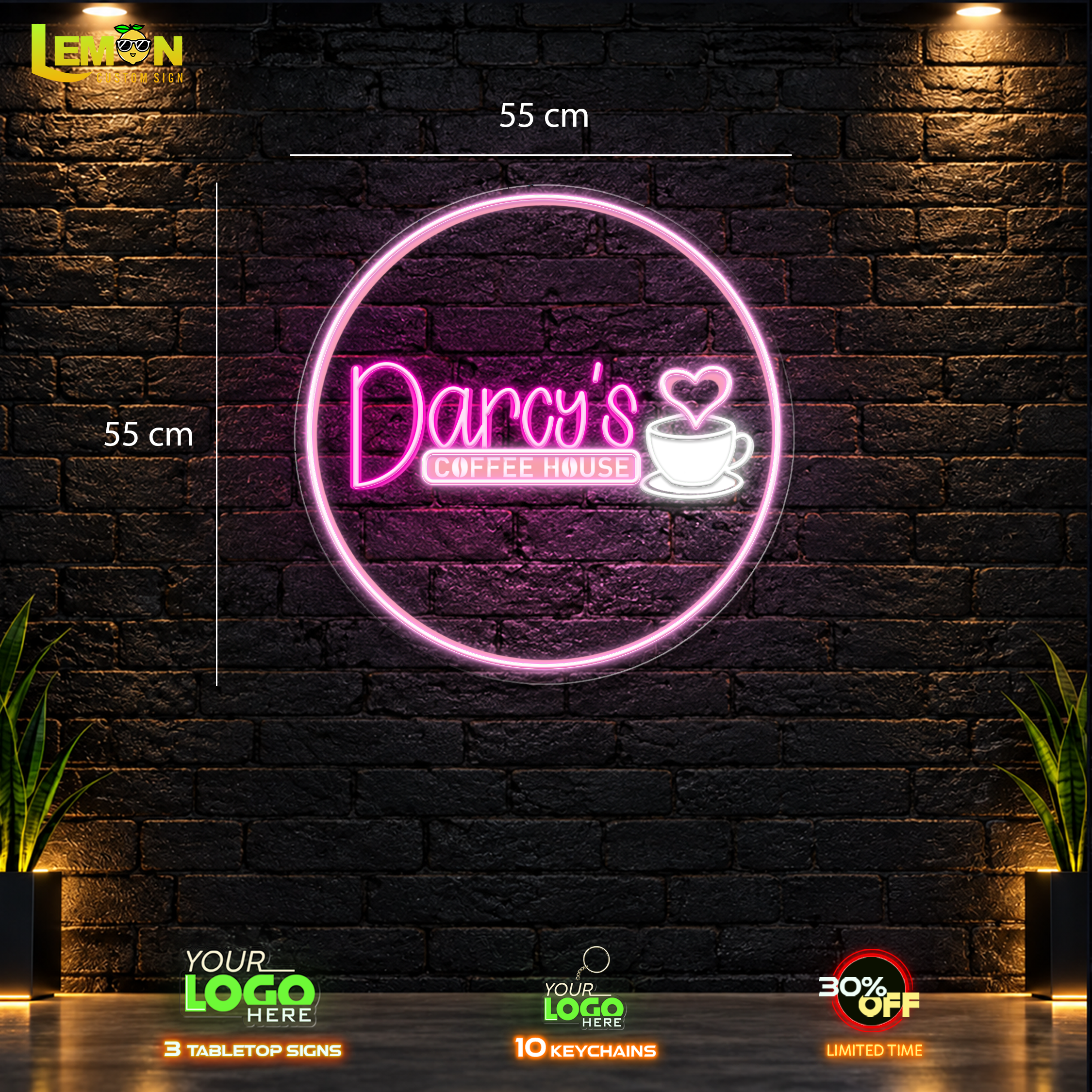 Darcy's Coffee House | LED NEON SIGN