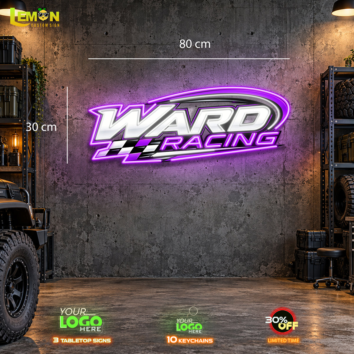 WARD RACING | LED NEON SIGN