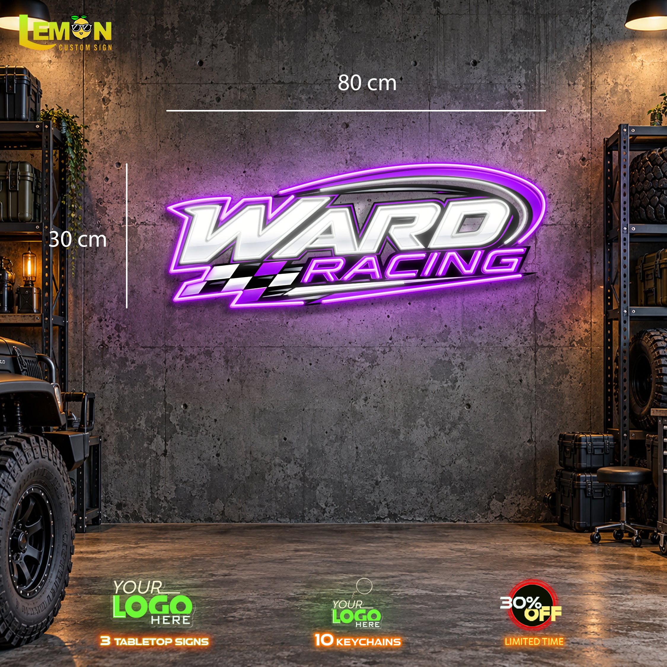 WARD RACING | LED NEON SIGN