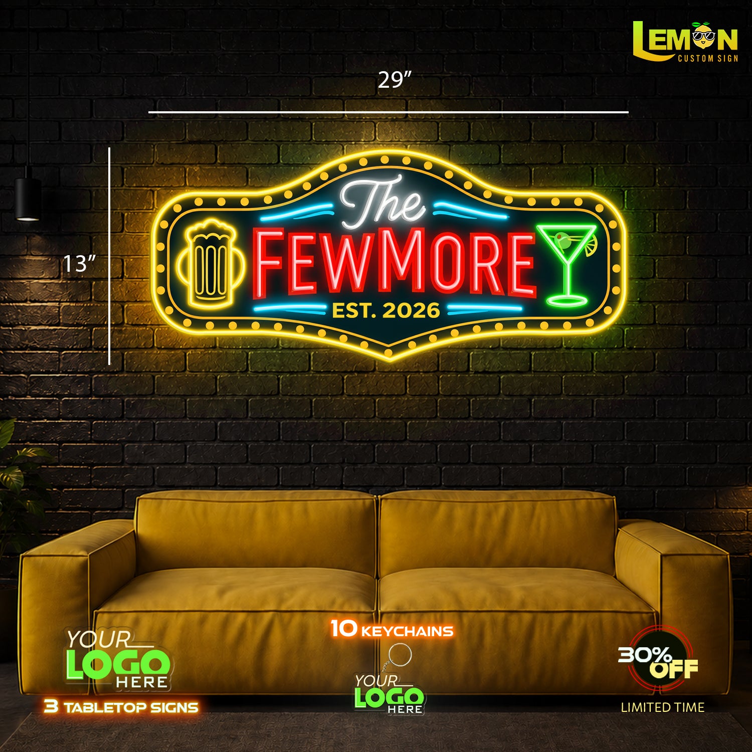 The FEWMORE | LED NEON SIGN