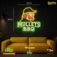 MULLETS BBQ| LED NEON SIGN