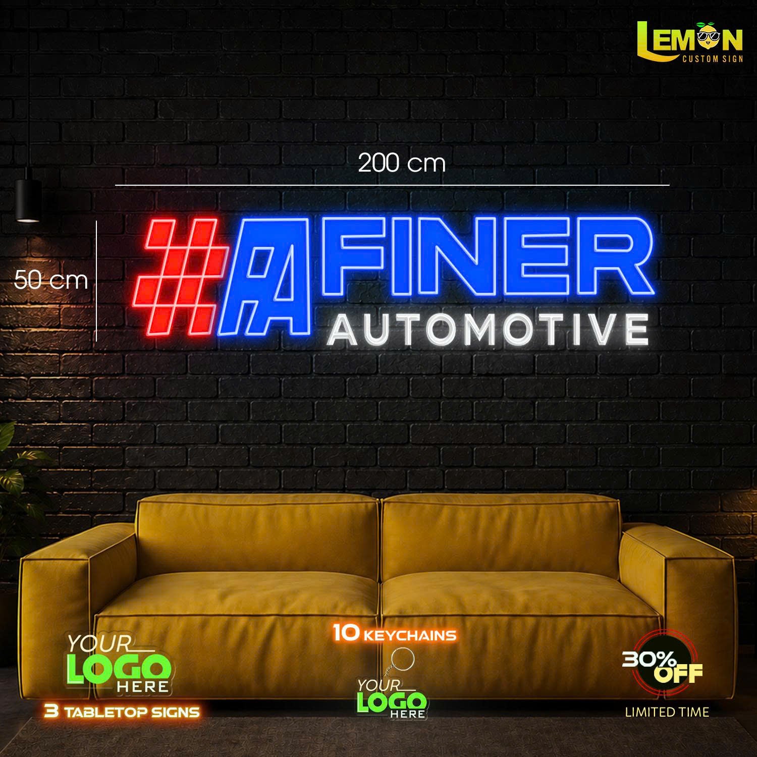 FINER | LED NEON SIGN (additional fees)