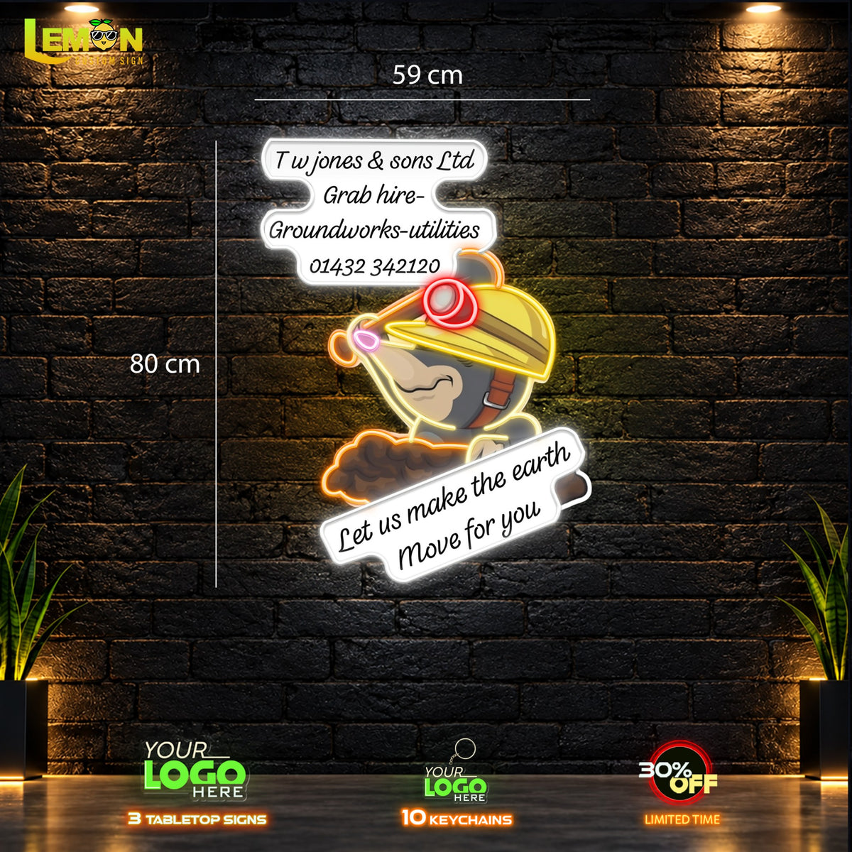 HOT BOX HIRE | LED NEON SIGN (2 SIGNS)