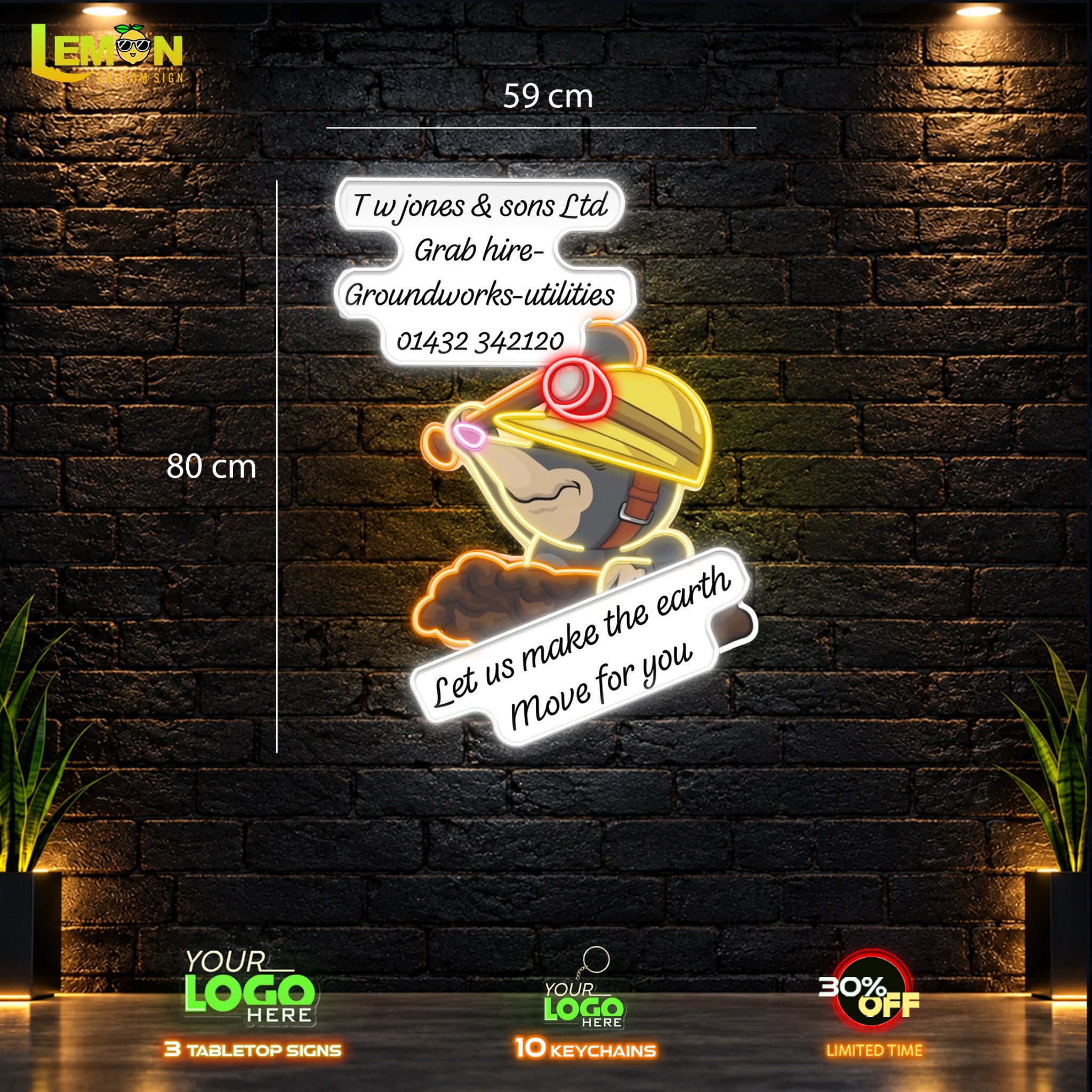 HOT BOX HIRE | LED NEON SIGN (2 SIGNS)