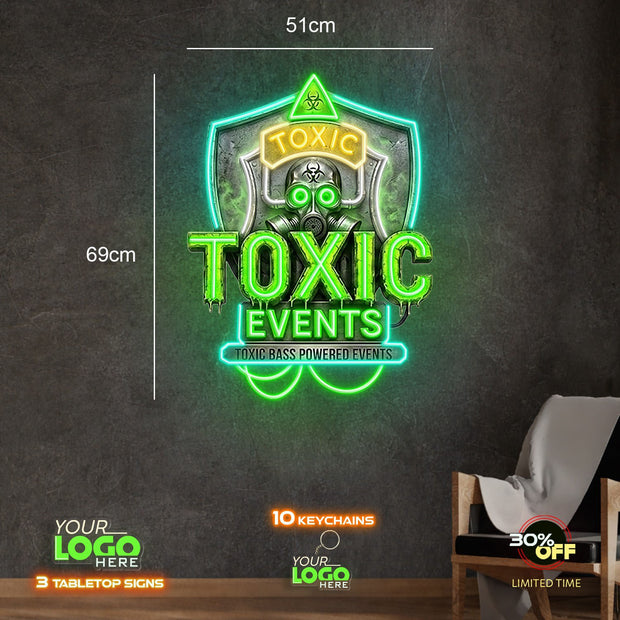 TOXIC EVENTS| LED NEON SIGN