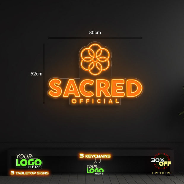 SACRED OFFICIAL| LED NEON SIGN