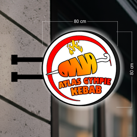ATLAS GYMPIE KEBAB | 2 signs