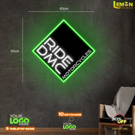 RIDE DMC | LED NEON SIGN (60x60cm)