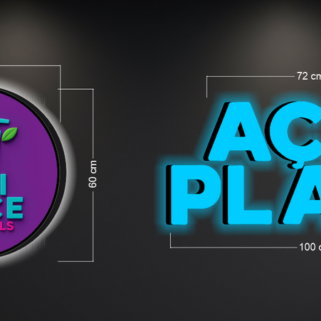 Açai Place |(2 signs)
