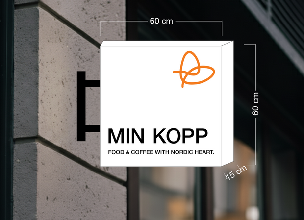 MIN KOPP  | LIGHTBOX SIGN (WARM WHITE)
