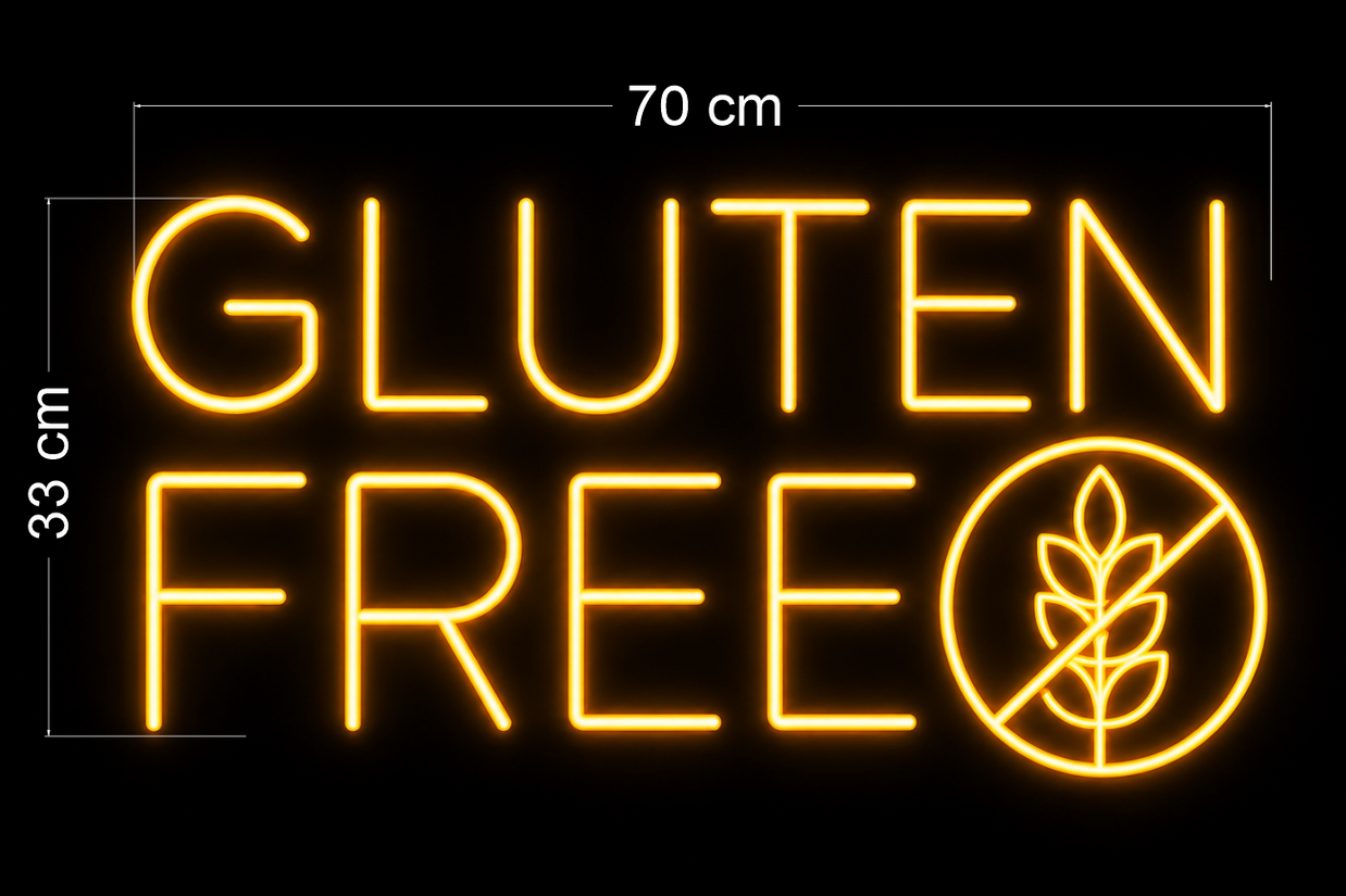GLUTEN FREE | LED NEON SIGN (3 SIGNS)