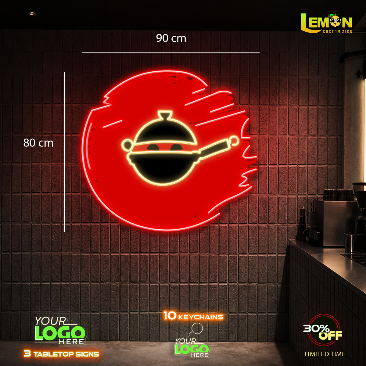 Wok Ninjas| LED NEON SIGN  (2 SIGNS)