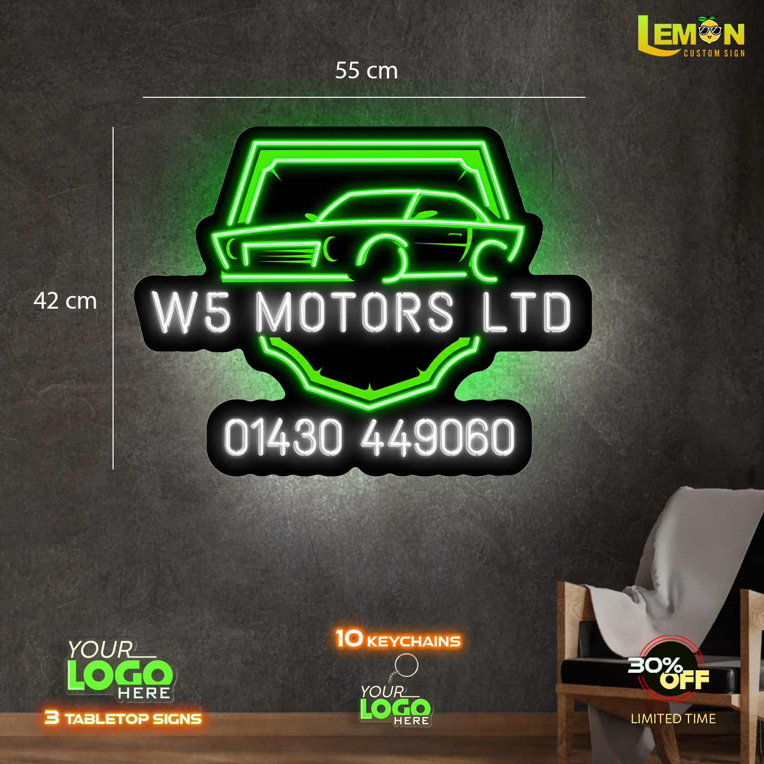 W5 MOTORS LTD | LED NEON SIGN