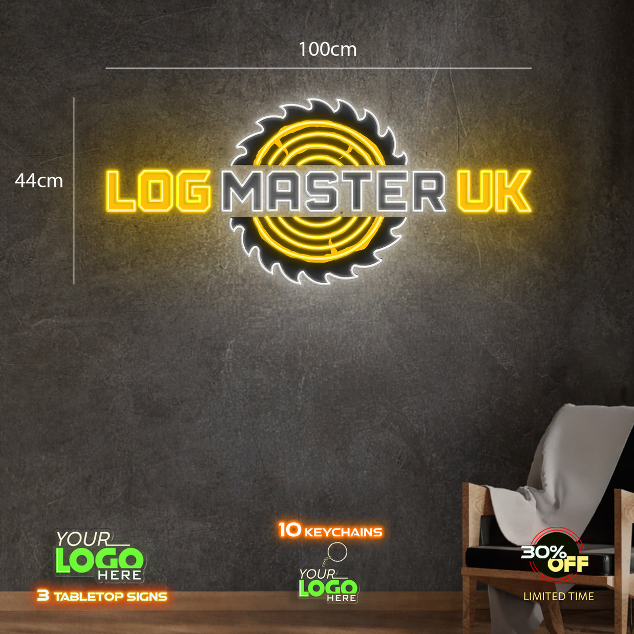 LOG MASTER UK | LED NEON SIGN
