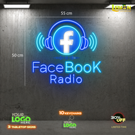 FACEBOOK RADIO | LED NEON SIGN