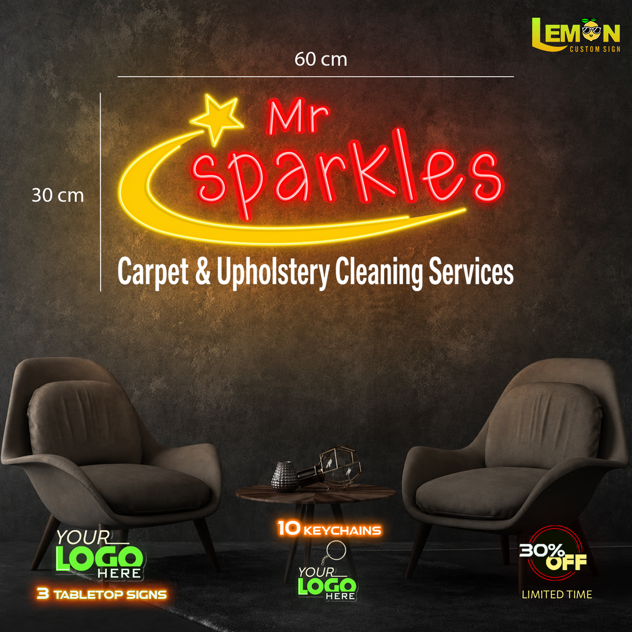 Mr Sparkles | LED NEON SIGN