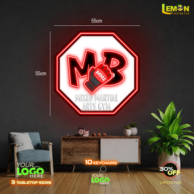 MMA Gym | LED NEON SIGN ( 2 WATERPROOF SIGNS)