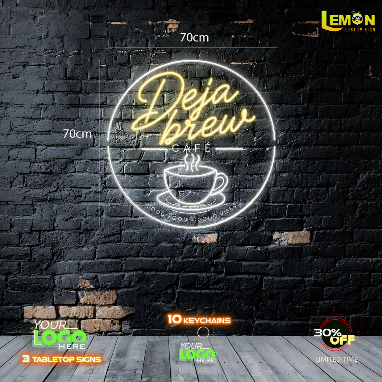 DEJA BREW CAFE | LED NEON SIGN