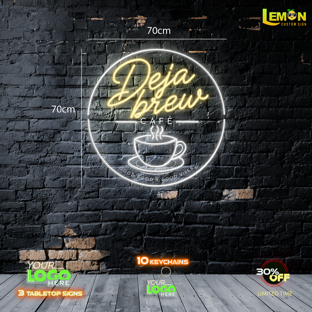 DEJA BREW CAFE | LED NEON SIGN