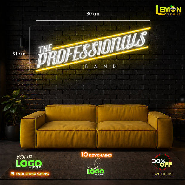 THE PROFESSIONALS BAND | LED NEON SIGN
