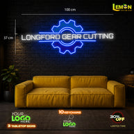 3J AND LONGFORD GEAR CUTTING| LED NEON SIGN ( 2 SIGNS)
