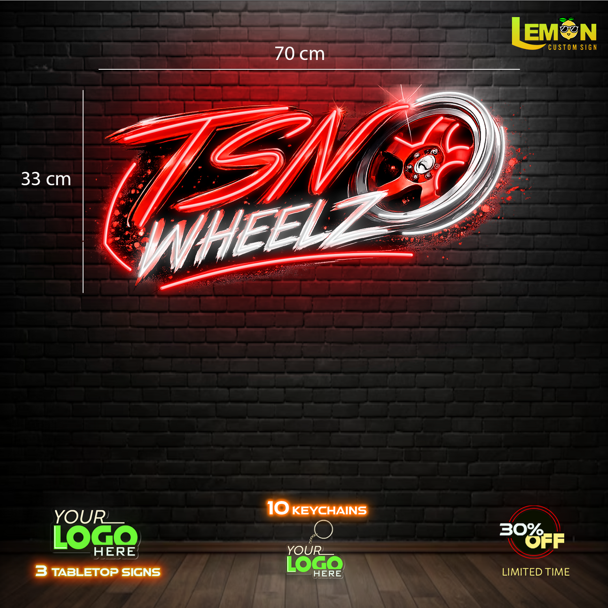 TSN WHEELZ| LED NEON SIGN