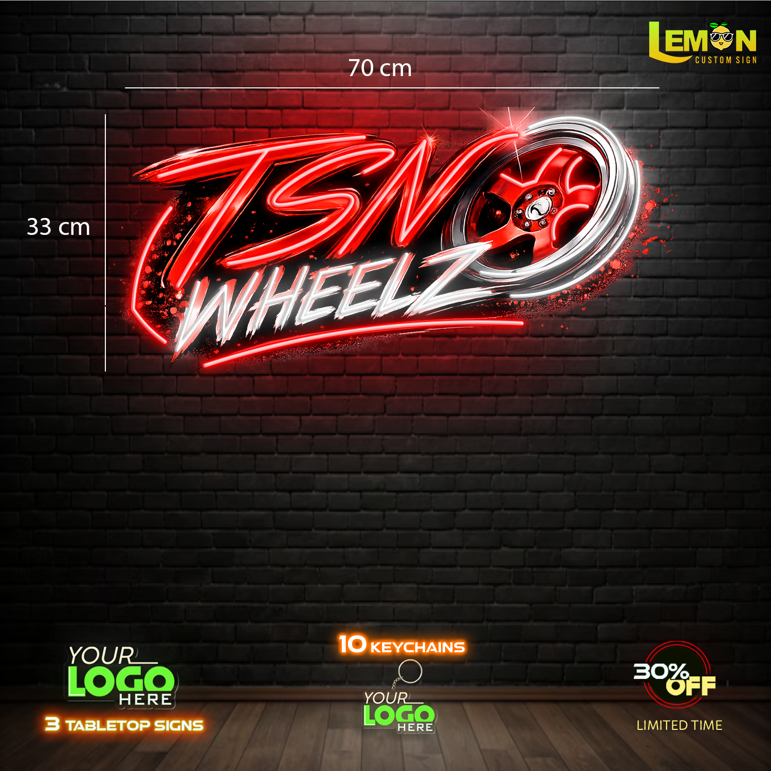 TSN WHEELZ| LED NEON SIGN