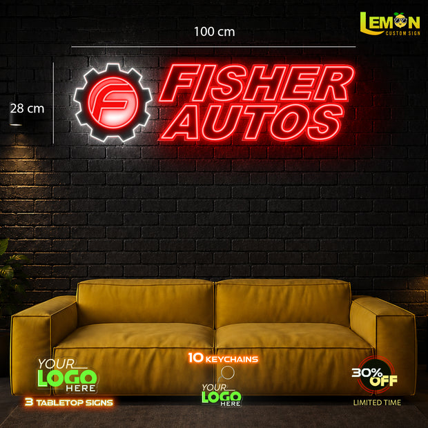 FISHER AUTOS| LED NEON SIGN