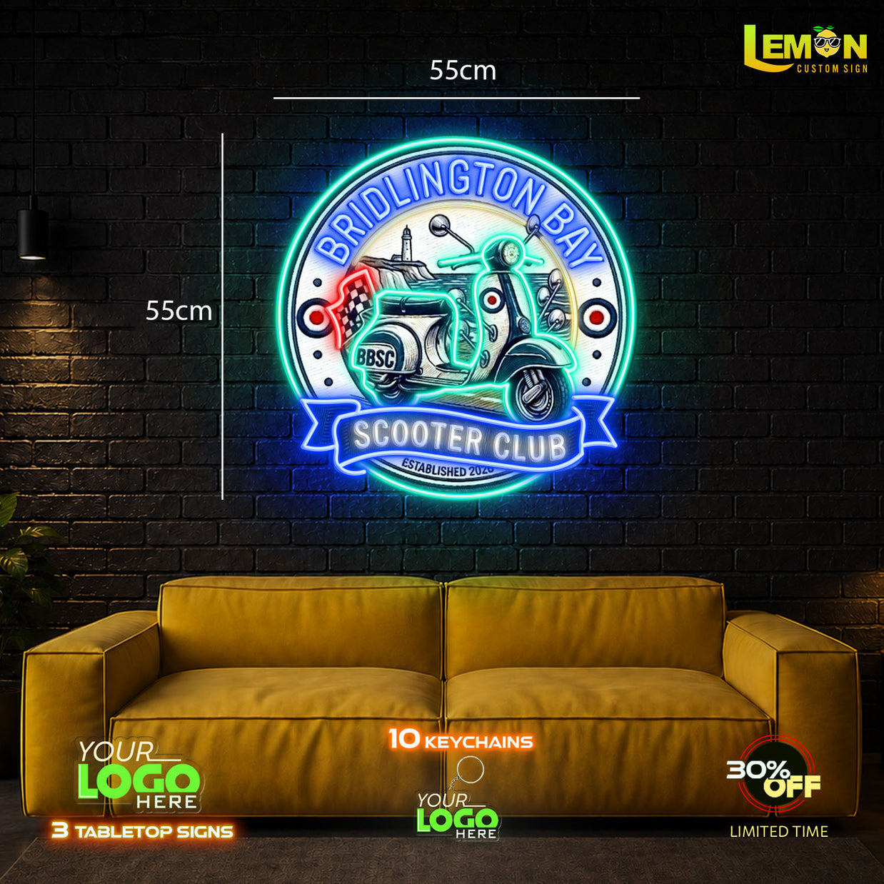 BRIDLINGTON BAY | LED NEON SIGN