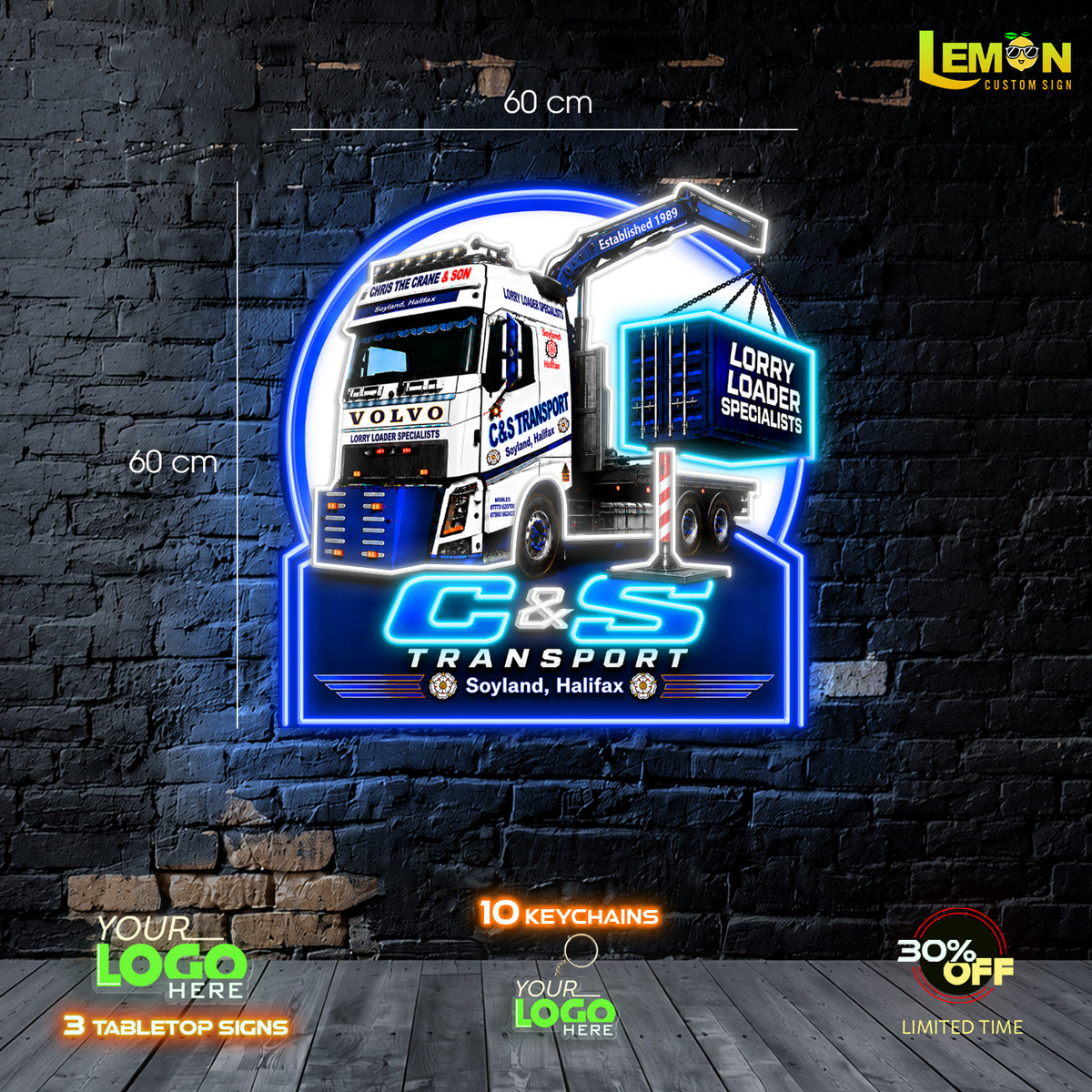 C&S Transport | LED NEON SIGN