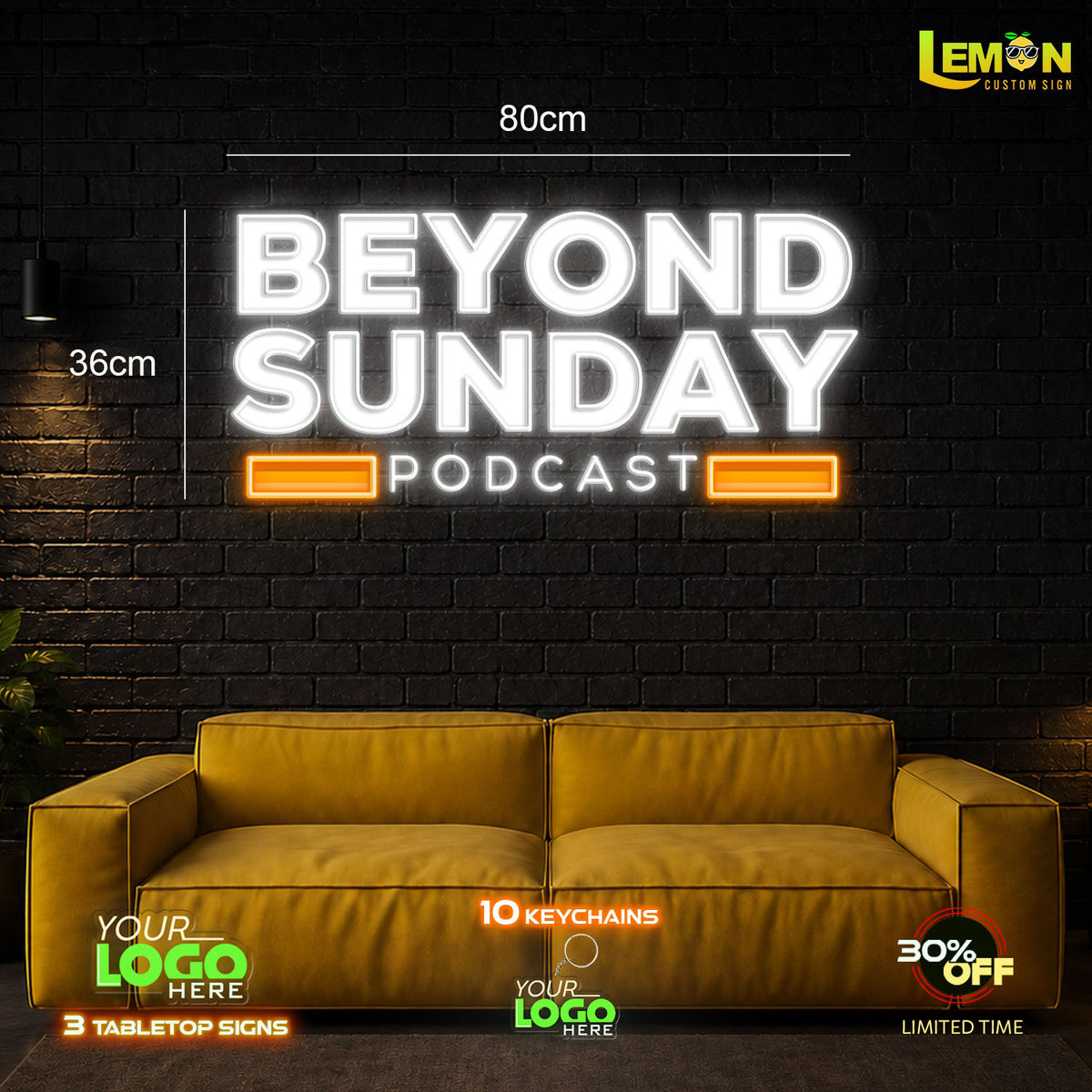 BEYOND SUNDAY PODCAST | LED NEON SIGN