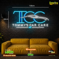 TOMMY'S CAR CARE LED NEON SIGN and 1 UV PRINTING SIGN