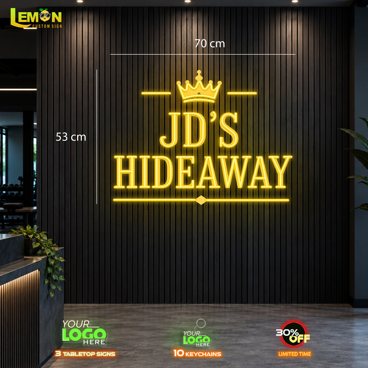 JD'S HIDEAWAY | LED NEON SIGN