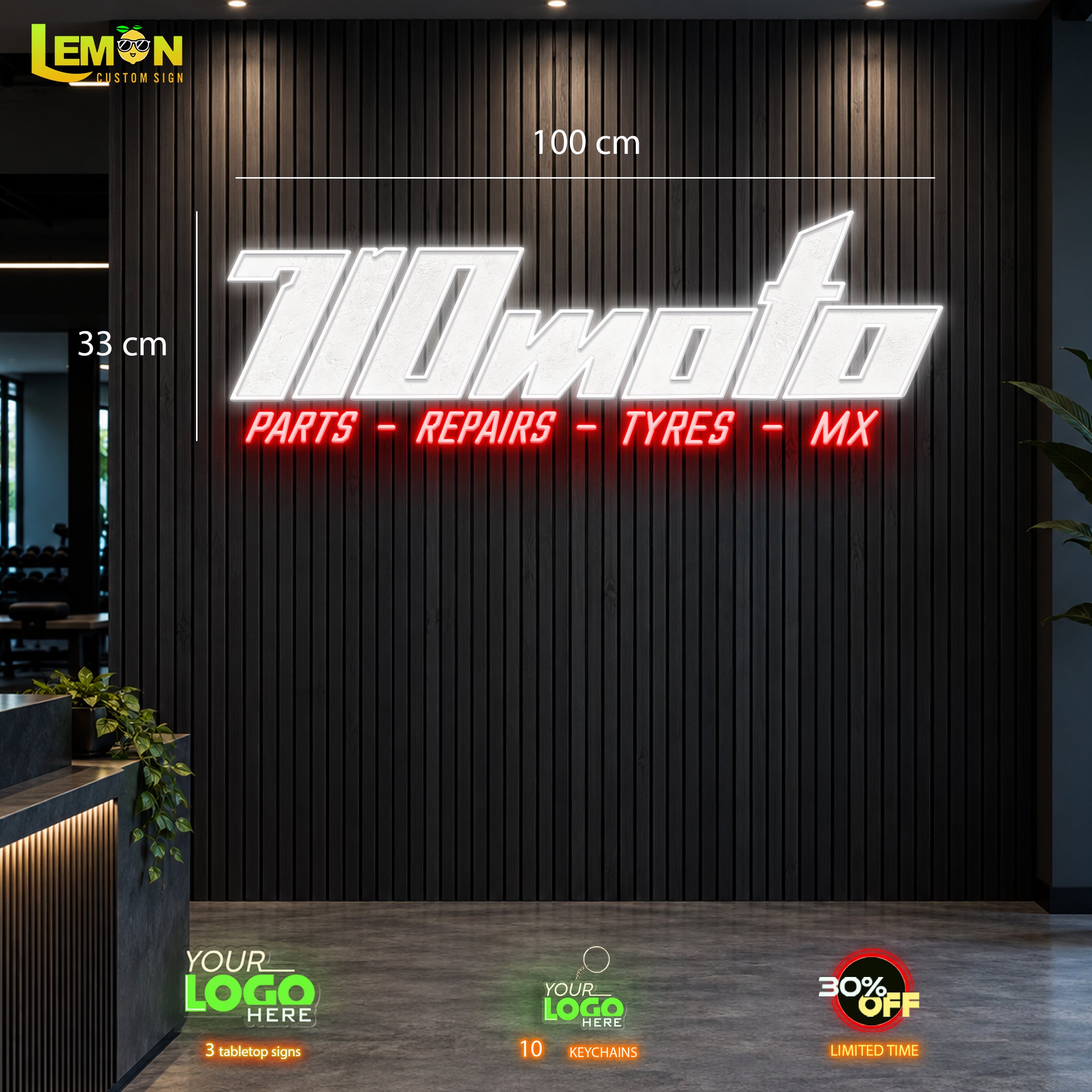 710 MOTO | LED NEON SIGN
