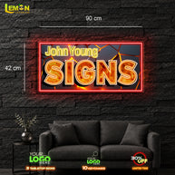 JOHN YOUNG SIGN | LED NEON SIGN (2 SIGNS)