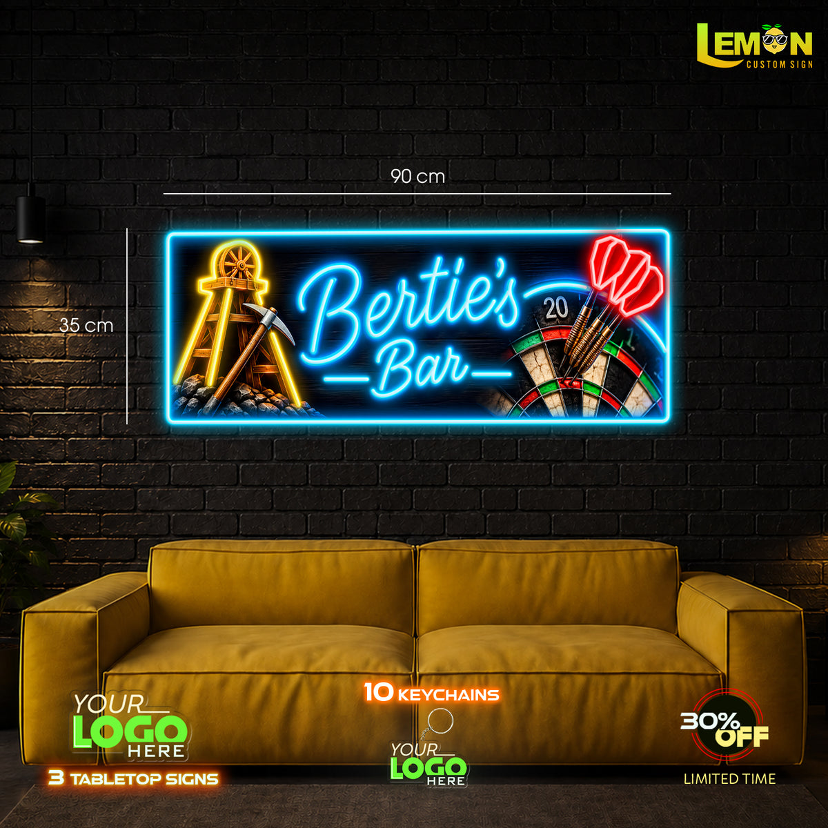 Bertie's Bar | LED NEON SIGN