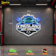KINGLAND | LED NEON SIGN (2 OUTDOOR SIGNS)