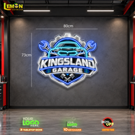 KINGLAND | LED NEON SIGN (2 OUTDOOR SIGNS)