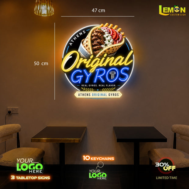 ORIGINAL GYROS | LED NEON SIGN