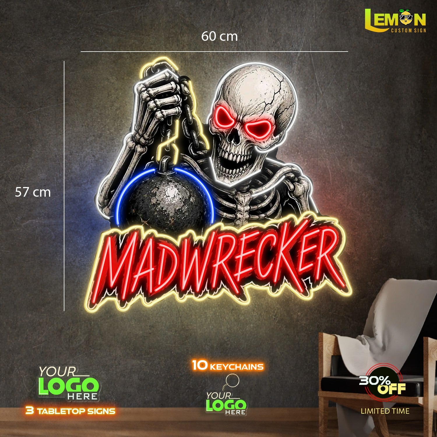 MADWRECKER | LED NEON SIGN