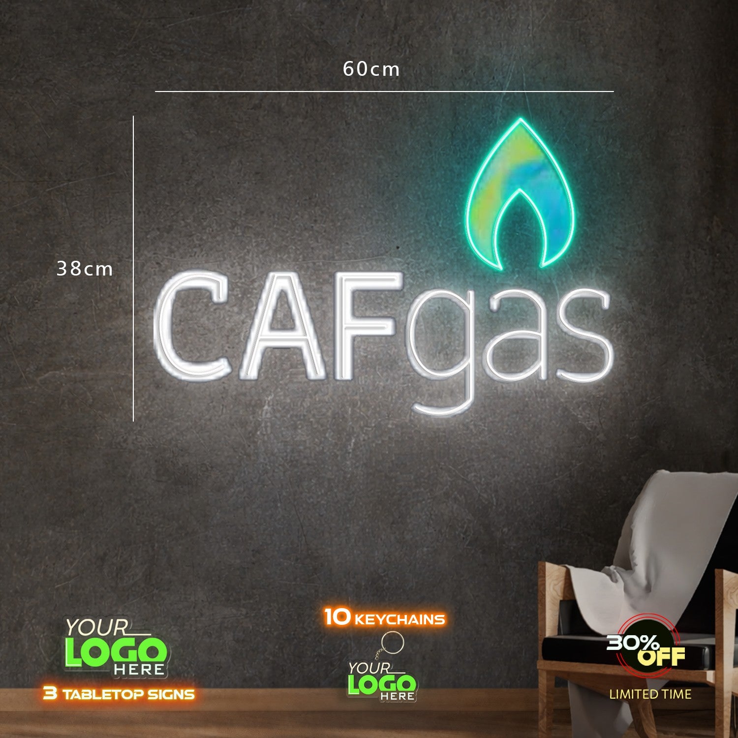 CAFgas | LED NEON SIGN