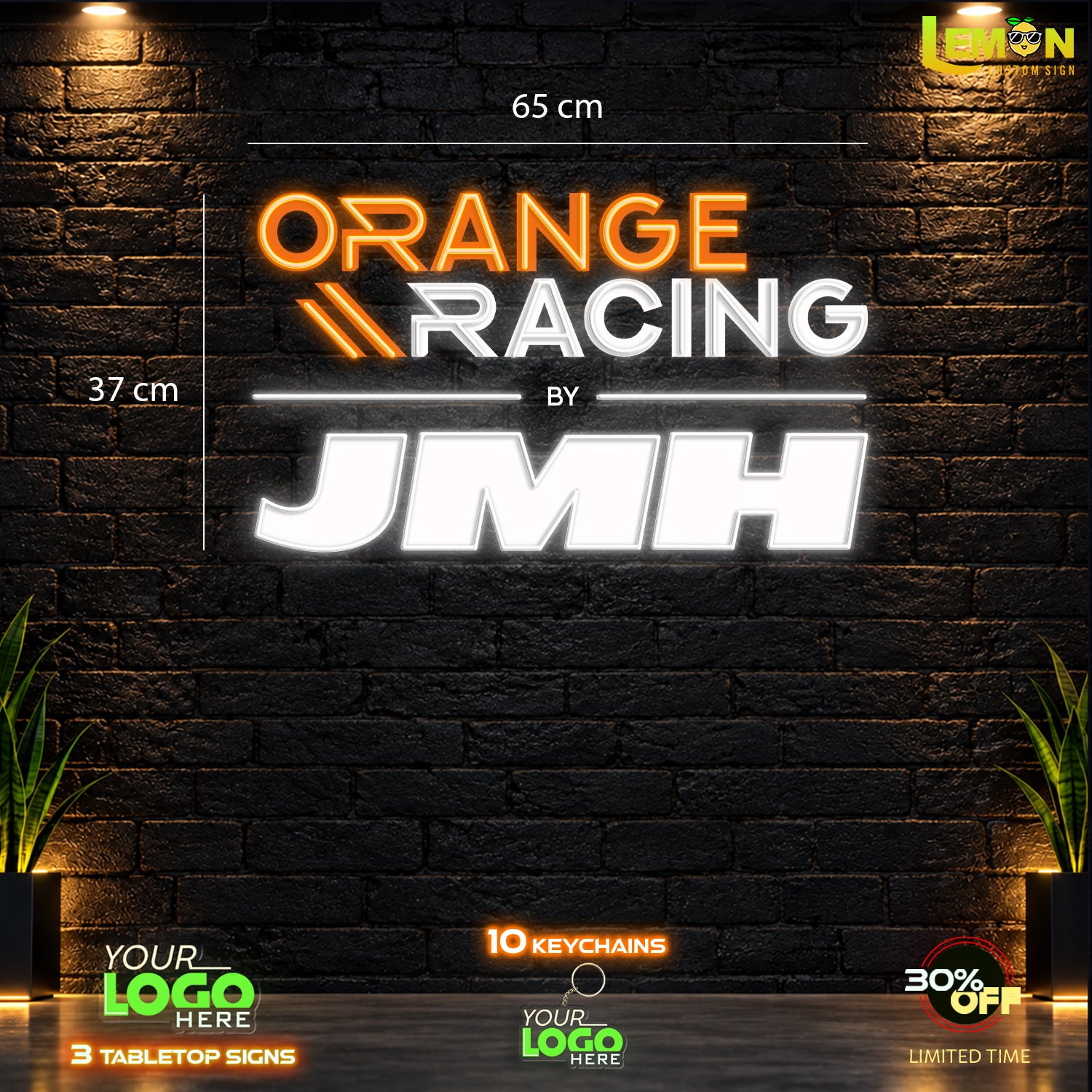 ORANGE RACING | LED NEON SIGN